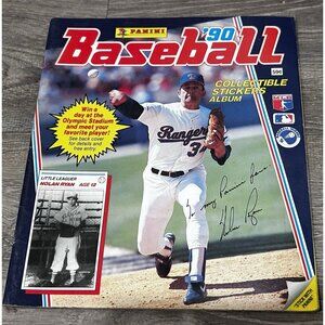 Panini Baseball 90 Sticker Album MLB Sports Magazines Paperback
